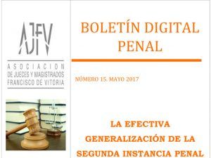 Boletín Penal Mayo 2017