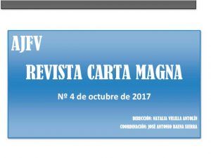 CARTA MAGNA OCT 17