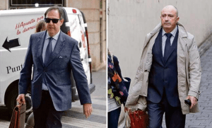 El juez Manuel Penalva (izq) y el fiscal Miguel Ángel Subirán