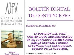 Boletín CONTENCIOSO Diciembre 2017
