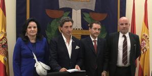 Representantes de las cuatro asociaciones de jueces