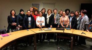 Auxiliadora Díaz en la reunión CEDAW en Nueva York