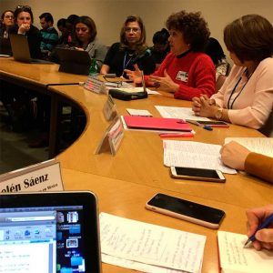 Auxiliadora Díaz en la reunión CEDAW en Nueva York