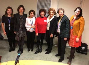 Auxiliadora Díaz en la reunión CEDAW en Nueva York