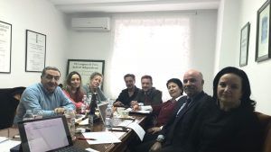 Representantes distintas asociaciones judiciales reunidos
