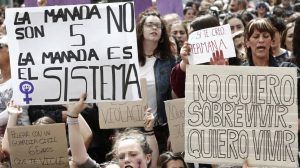 Concentración por la sentencia de La Manada