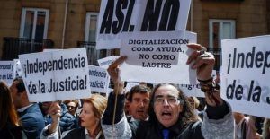 Manifestación de jueces y fiscales