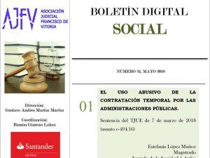 Boletín social mayo 2018