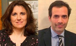 María Jesús del Barco, de la APM, e Ignacio Torres Guajardo, de la AJFV.