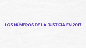 Los números de la Justicia