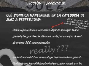 El colapso de la carrera judicial
