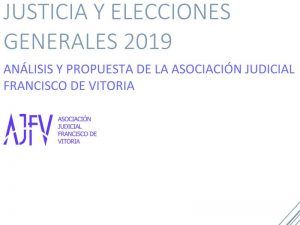 Justicia y Elecciones Generales