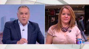 Natalia Velilla en los Desayunos de TVE