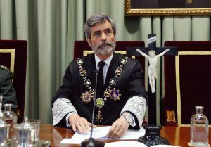 El presidente del Tribunal Supremo, Carlos Lesmes