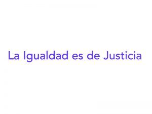 Igualdad en la cúpula judicial