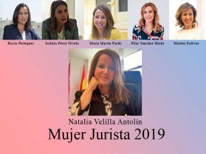 Natalia Velilla, Premio Mujer Jurista 2019