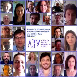 Reunión de portavoces territoriales AJFV 8 mayo 2020