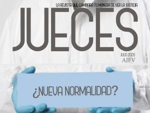 Revista Jueces. Julio 2020