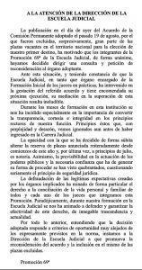 Escrito plazas promoción 69