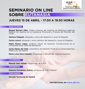 Seminario Eutanasia - Sección Territorial de Madrid - AJFV