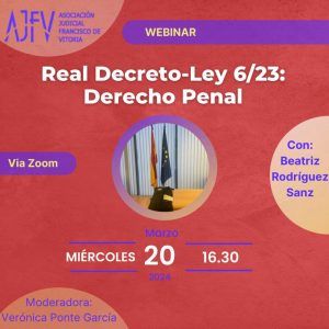Webinar Decreto 6/23: PENAL