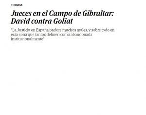 Jueces en el Campo de Gibraltar