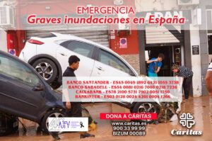 Caritas - AJFV - Inundaciones en España