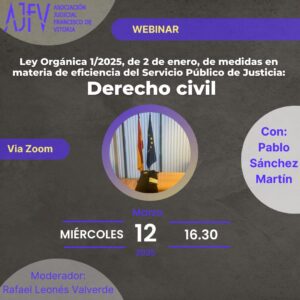 Webinar Ley de tribunales de instancia y jurisdicción civil