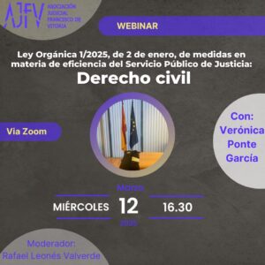 Webinar Ley de tribunales de instancia y jurisdicción civil