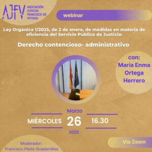 Webinar Ley de tribunales de instancia y jurisdicción contencioso-administrativo